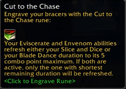 wow sod phase 3 rogue cut to the chase rune